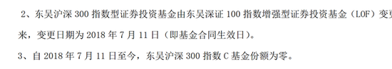 东吴沪深300基金拟清盘，成立11年，跑输沪深300指数25%