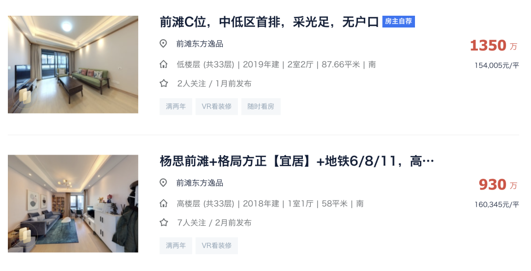 两年内跌超30%，上海“最强学区房”神话破灭？曾经一周涨39.4%，“秒杀”隔壁豪宅