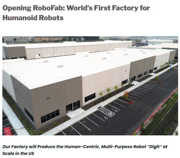 美国机器人初创公司新厂接近完工 产业大周期会否就此开启？